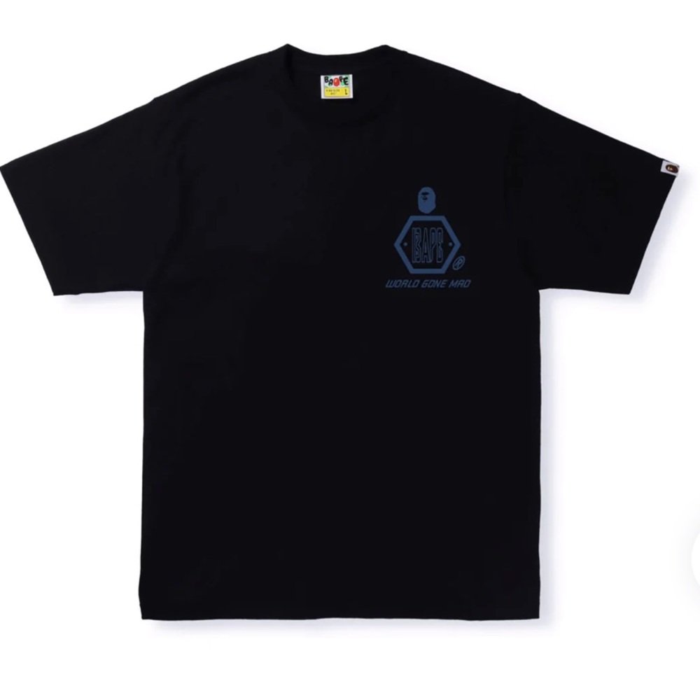 NWT Bape Sand Camo Mad Face Tee Mens